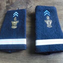 paire fourreau &eacute;paule g&eacute;nie soldat adjudant des transmissions