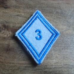 losange patch de  bras  3&egrave;me r&eacute;giment du mat&eacute;riel