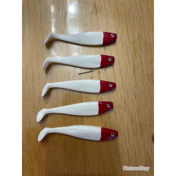 Lot de 5 leurres souple Delalande