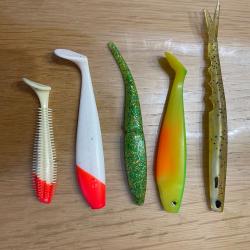 Lot de 5 leurres souple 2.0