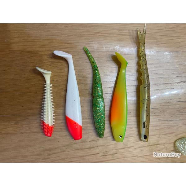 Lot de 5 leurres souple 2.0