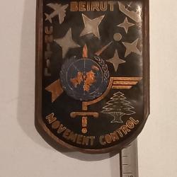 Insigne de la base op&eacute;rationnelle mobile a&eacute;roport&eacute;e (BOMAP) - UNIFIL - Movement control - Beirut