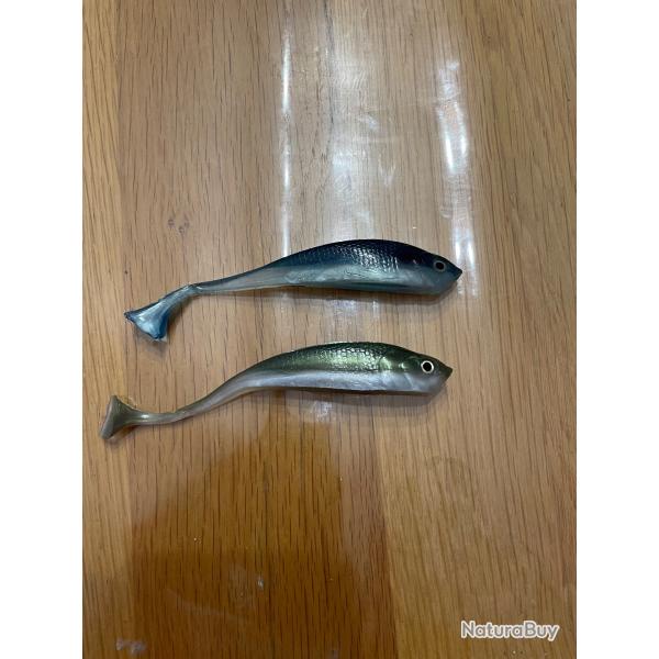 Lot de 4 leurres souple 2.0