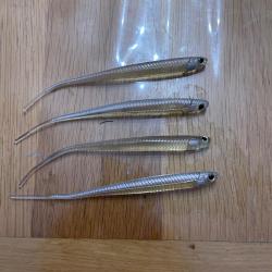 Lot de 4 leurres souple 3.0