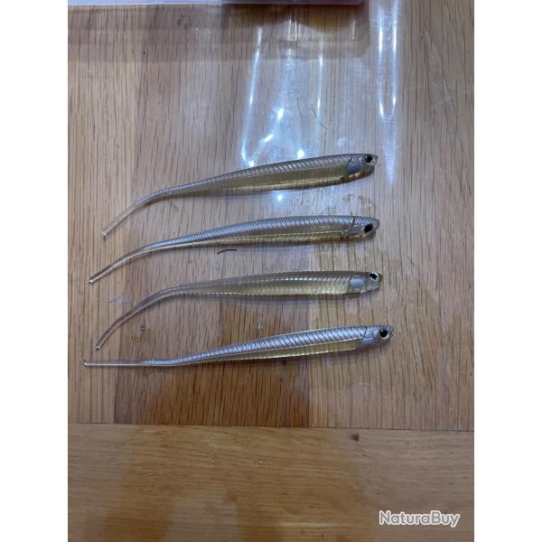 Lot de 4 leurres souple 3.0