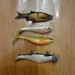 Lot de 6 leurres souple 3.0