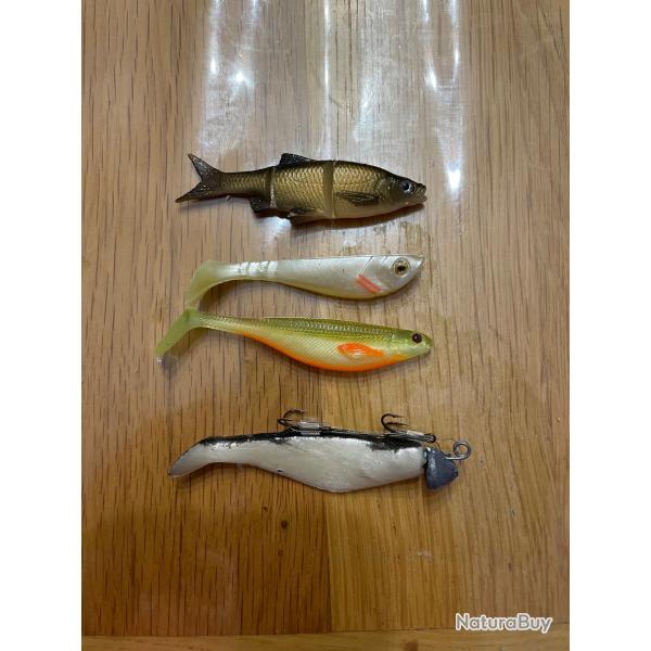 Lot de 6 leurres souple 3.0