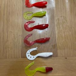 Lot de 6 leurres souple 5.0