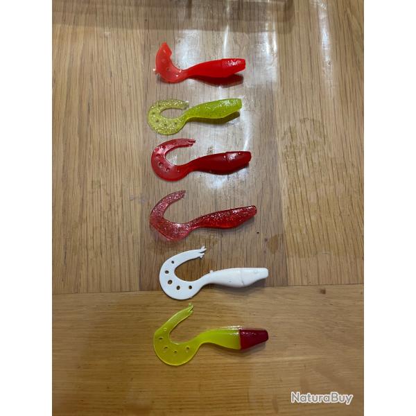 Lot de 6 leurres souple 5.0