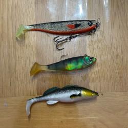 Lot de 4 leurres souple 5.0