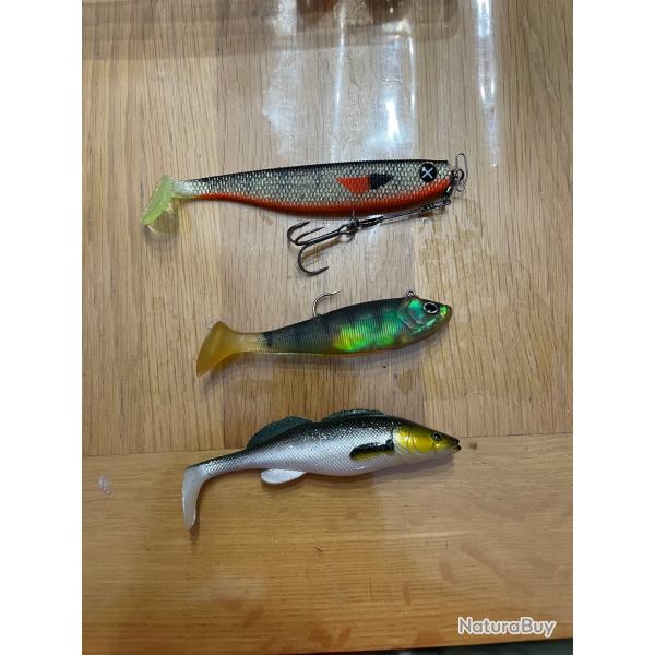 Lot de 4 leurres souple 5.0