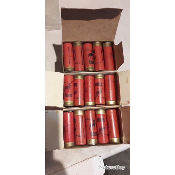 75 cartouches carton FAM plomb de 6