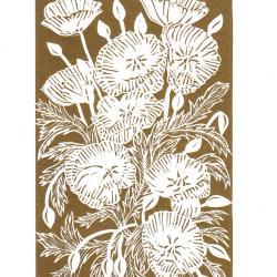 "Pampasgiolu d'oro", linogravure originale sign&eacute;e Spada