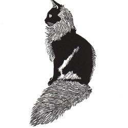 A Sintinedda, linogravure originale sign&eacute;e Spada