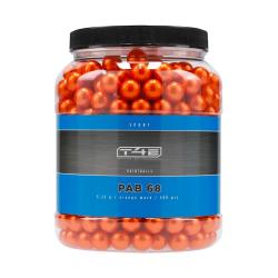 Billes pour arme de d&eacute;fense T4E Paintball Bio Orange - Cal. 68 x500