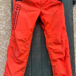 Pantalon De Traque Homme F.P Concepts Cayenne Enduit Devant - Orange