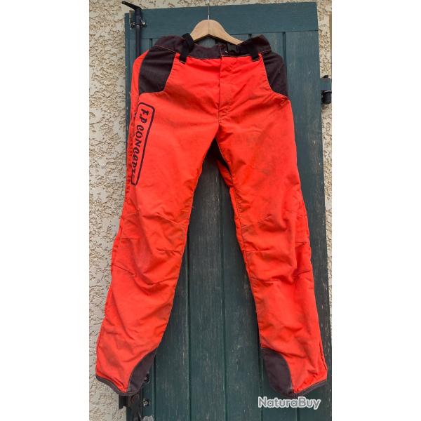 Pantalon De Traque Homme F.P Concepts Cayenne Enduit Devant - Orange