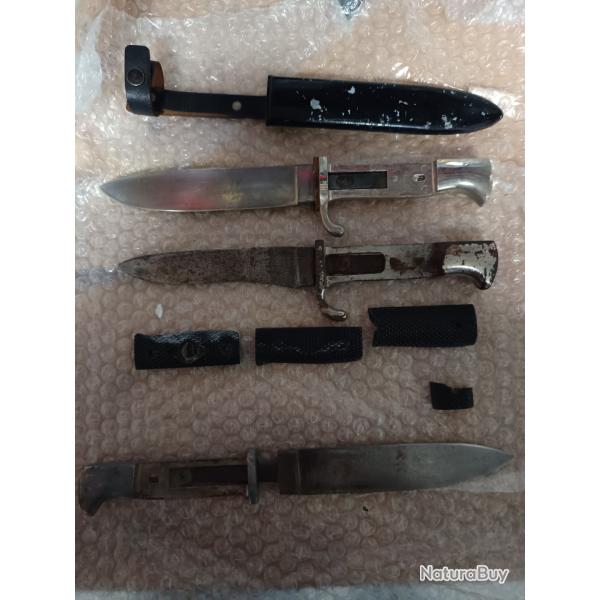 Lot de pi�ces pour dague HJ