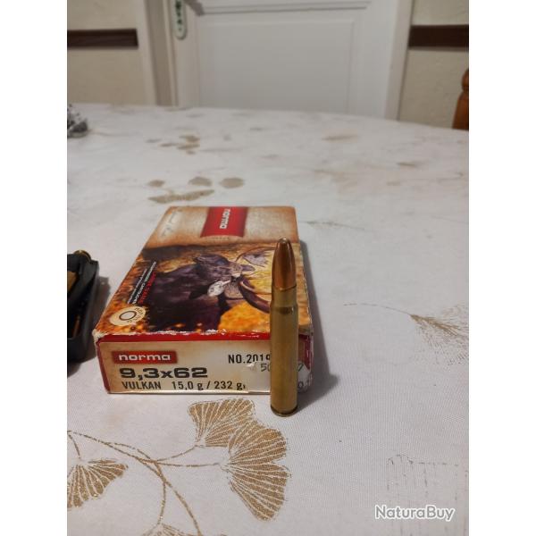 9,3 x 62 norma vulkan 15 grammes 232 grains