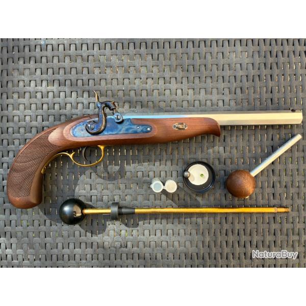 PISTOLET PEDERSOLI CONTINENTAL DUEL TARGET MATCH PERCUSSION 45