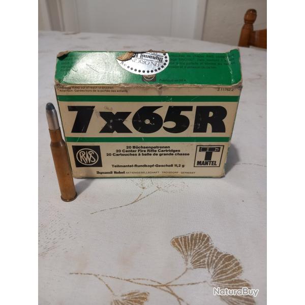 7x65 R Teilmantel 11.2 grammes 173 grains