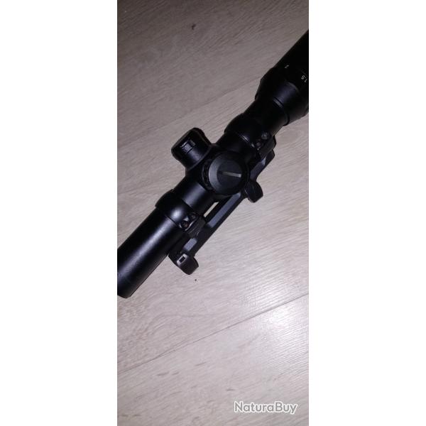 Montage blaser avec lunette de battue