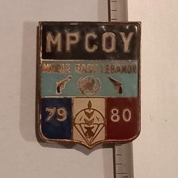 Insigne des militaires fran&ccedil;ais du d&eacute;tachement international de police militaire (DIPM ou MP COY)