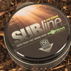 Nylon Subline Ultra Tough Brown Korda 0.43mm / 20lb