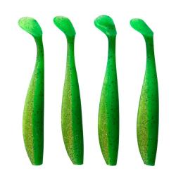 LEURRE TRZ TUMMY SHAD 14CM X4 - CHARTREUSE - 