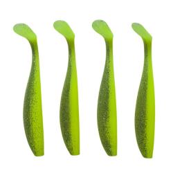 LEURRE TRZ TUMMY SHAD 16CM X4 - JAUNE PAILLETTE - 