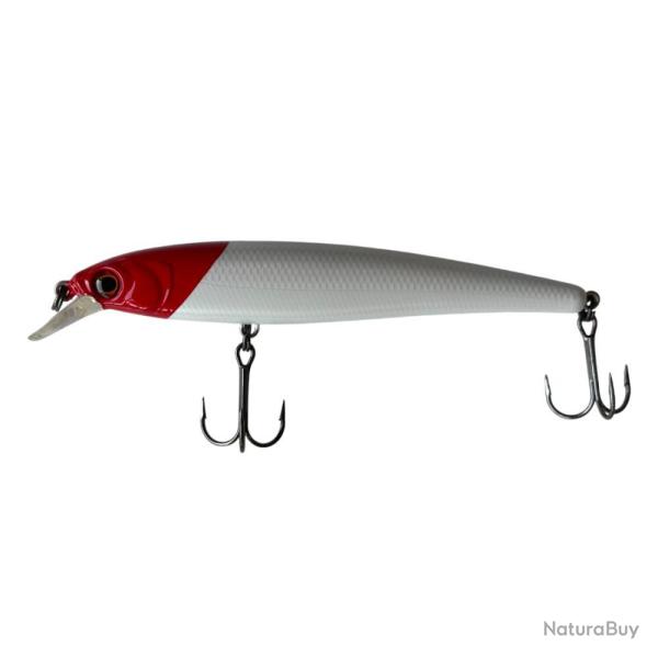 LEURRE TRZ JERKY BOY 15CM - BLANC TETE ROUGE - 