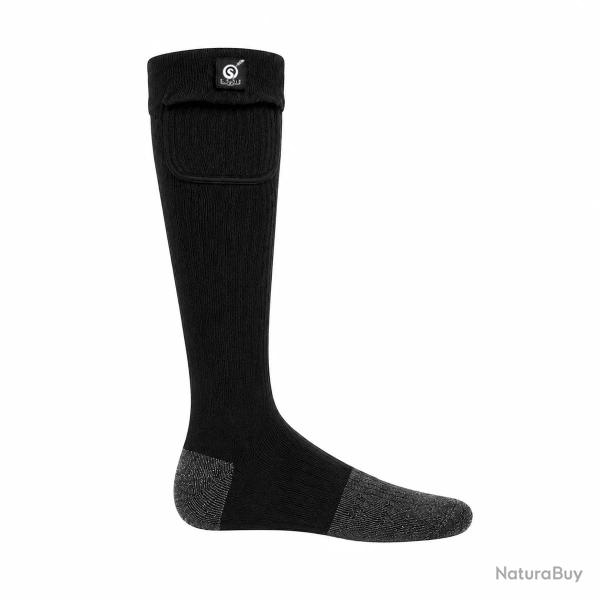 Chaussettes chauffantes Ertak Teamwood� pour homme - Noir 40 / 42