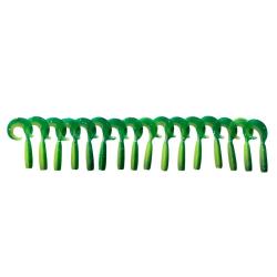 LEURRE TRZ CURLY 4.5CM X16 - CHARTREUSE PAILLETE - 