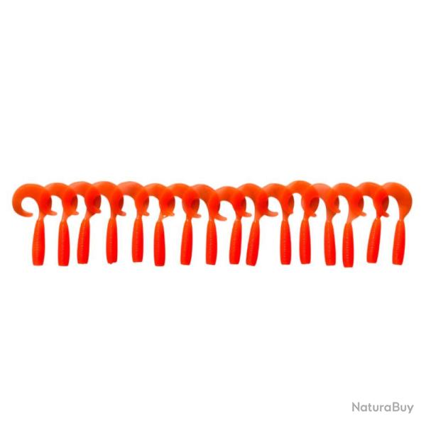 LEURRE TRZ CURLY 4.5CM X16 - Orange - 