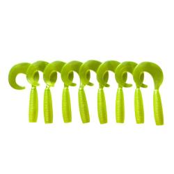 LEURRE TRZ CURLY 7CM X8 - Jaune - 