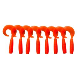 LEURRE TRZ CURLY 7CM X8 - Orange - 