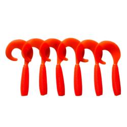 LEURRE TRZ CURLY 10.5CM X6 - Orange - 