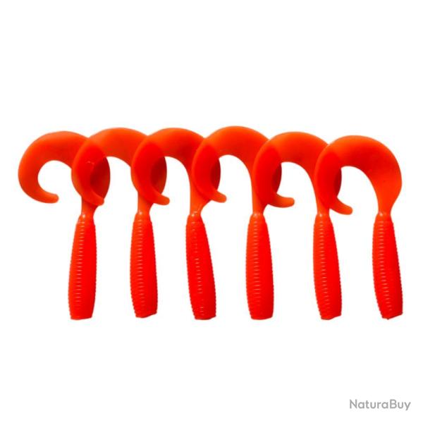 LEURRE TRZ CURLY 10.5CM X6 - Orange - 