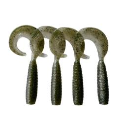 LEURRE TRZ CURLY 13CM X4 - BABY BASS - 