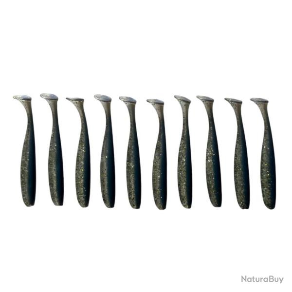 LEURRE TRZ SLIMY SHAD 6.5CM X10 - BLEU PAILLETE - 