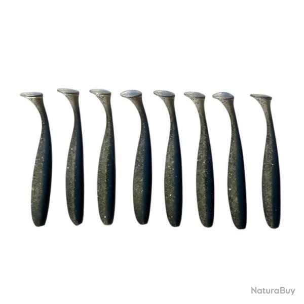 LEURRE TRZ SLIMY SHAD 7.5CM X8 - BLEU PAILLETE - 