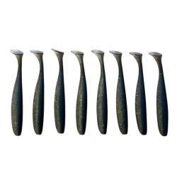 LEURRE TRZ SLIMY SHAD 8.8CM X8 - BLEU PAILLETE - 