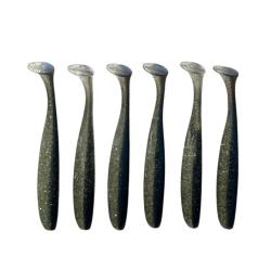 LEURRE TRZ SLIMY SHAD 10CM X6 - BLEU PAILLETE - 