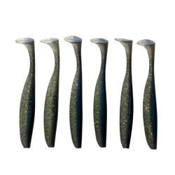 LEURRE TRZ SLIMY SHAD 12CM X6 - BLEU PAILLETE - 