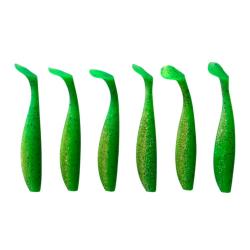 LEURRE TRZ TUMMY SHAD 10CM X6 - CHARTREUSE - 