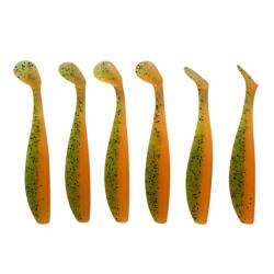 LEURRE TRZ TUMMY SHAD 12CM X6 - ORANGE PAILLETE - 