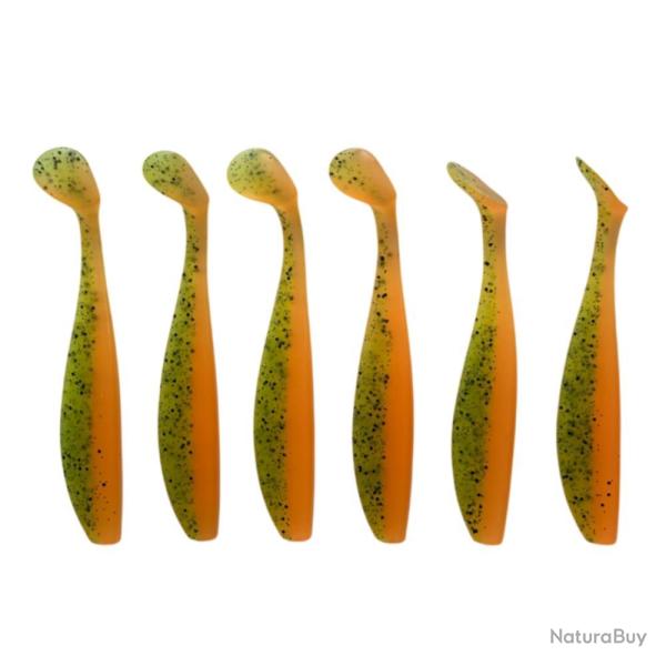 LEURRE TRZ TUMMY SHAD 12CM X6 - ORANGE PAILLETE - 