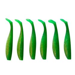 LEURRE TRZ TUMMY SHAD 12CM X6 - CHARTREUSE - 