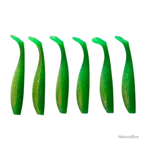 LEURRE TRZ TUMMY SHAD 12CM X6 - CHARTREUSE - 