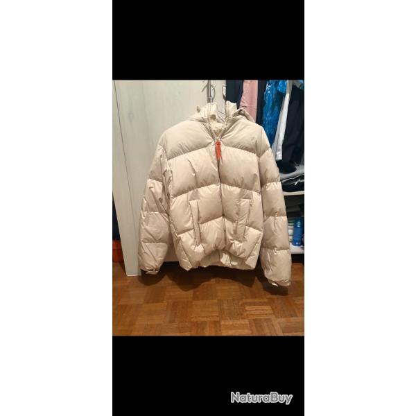 Doudoune Gertrude unisexe blanche Xl neuve erreur de taille